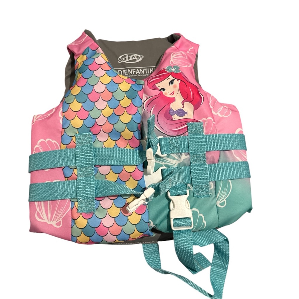 Disney Ariel Pink and Teal Life Vest